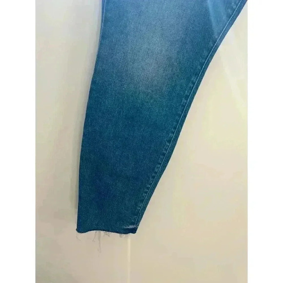 MOTHER The Stunner Ankle Fray Jeans Crate Digger Size 32 - Picture 6 of 14